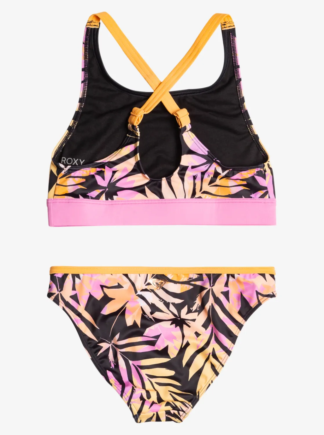 Femme Roxy Active Joy - Ensemble De Bikini Crop-Top Pour Filles 6-16 Ans