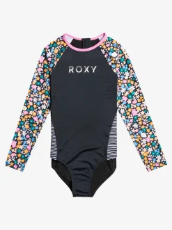 Femme Roxy Active Joy - Lycra Une Piece Manches Longues Pour Filles 6-16 Ans