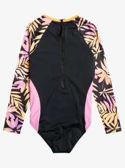 Femme Roxy Active Joy - Lycra Une Piece Manches Longues Pour Filles 6-16 Ans
