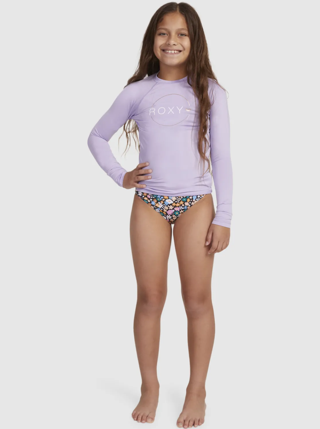 Femme Roxy Beach Classics - Lycra Manches Longues Upf 50 Pour Filles 6-16 Ans