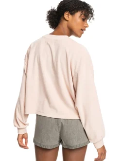 Femme Roxy Better Not Wait - Sweat En Matiere Eponge Pour Femme