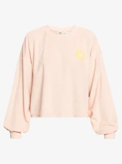 Femme Roxy Better Not Wait - Sweat En Matiere Eponge Pour Femme