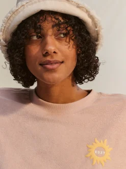 Femme Roxy Better Not Wait - Sweat En Matiere Eponge Pour Femme