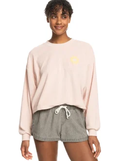 Femme Roxy Better Not Wait - Sweat En Matiere Eponge Pour Femme
