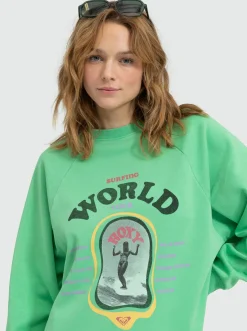 Femme Roxy Breaking Waves - Robe Sweat Pour Femme