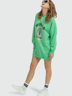 Femme Roxy Breaking Waves - Robe Sweat Pour Femme