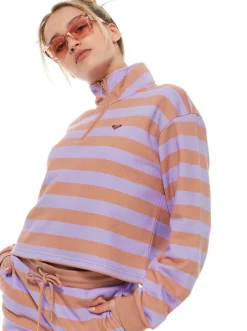 Femme Roxy Carefree Vibe - Sweat A 1/2 Fermeture Eclair Pour Femme