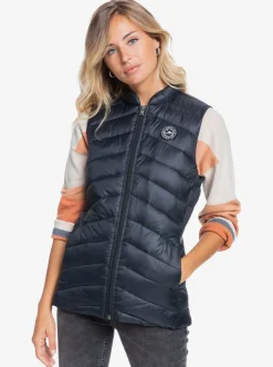 Femme Roxy Coast Road - Doudoune Sans Manches Legere Et Deperlante Pour Femme