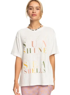 Femme Roxy Crystal Vision - T-Shirt Coupe Boyfriend Oversize Pour Femme