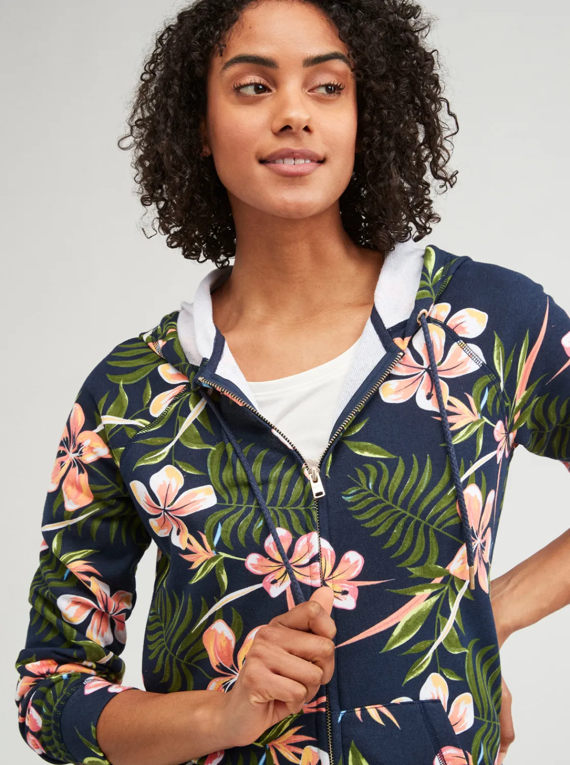 Femme Roxy Dive Deep - Sweat A Capuche Zippe Pour Femme
