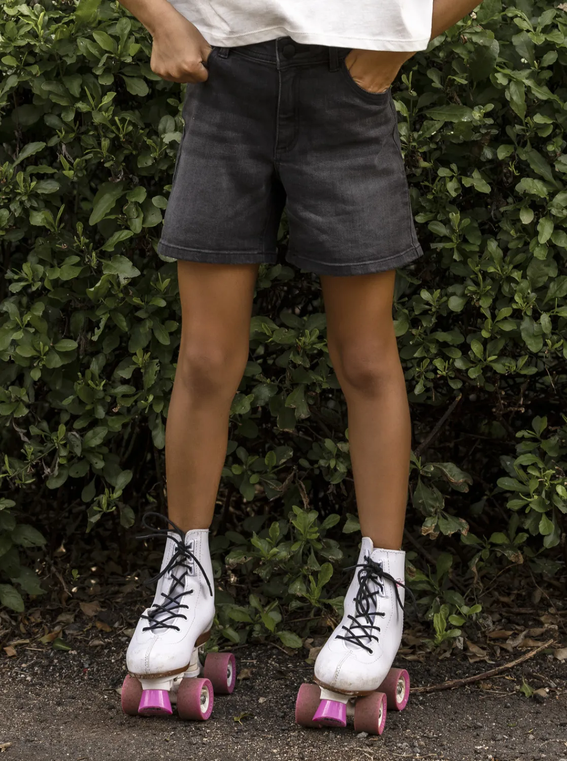Femme Roxy Find Your Way Back - Bermuda En Jean Pour Fille 10-16 Ans