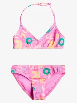 Femme Roxy Funny Bambino - Ensemble De Bikini Triangle Pour Fille 2-7 Ans