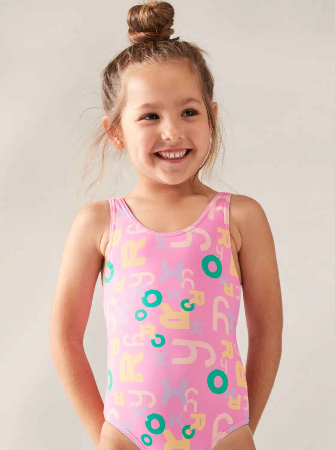 Femme Roxy Funny Bambino - Maillot De Bain Une Piece Pour Fille 2-7 Ans