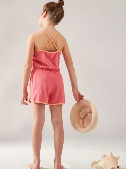 Femme Roxy Glitter In The Air - Combishort A Bretelles Pour Fille 4-16