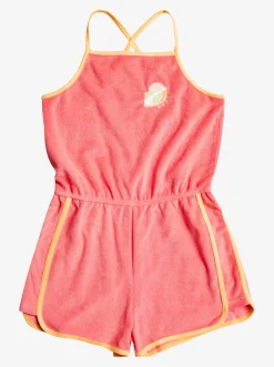 Femme Roxy Glitter In The Air - Combishort A Bretelles Pour Fille 4-16