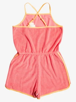 Femme Roxy Glitter In The Air - Combishort A Bretelles Pour Fille 4-16