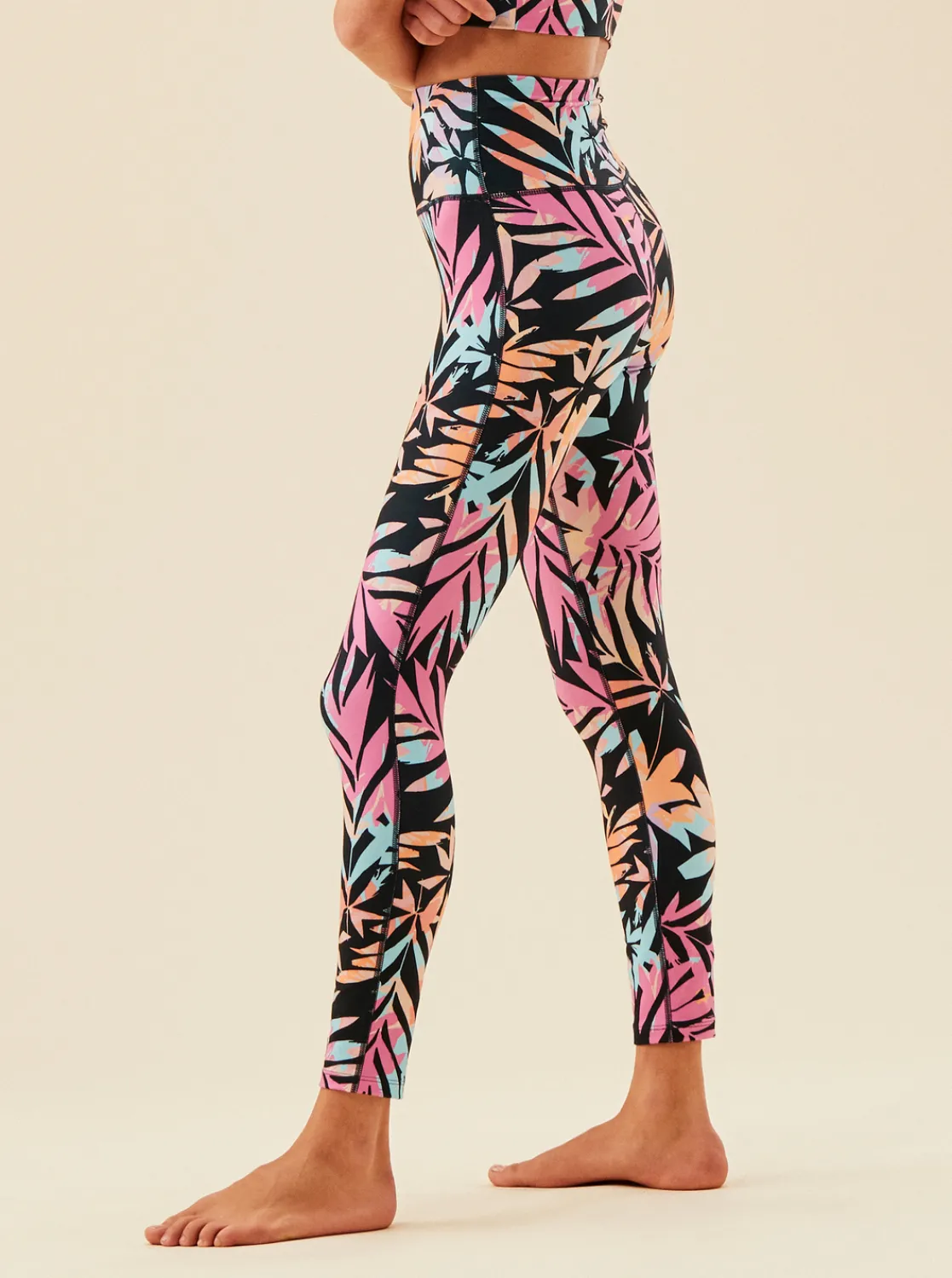Femme Roxy Heart Into It Ankle Pt - Legging Technique Pour Femme