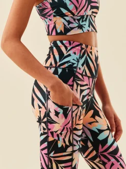 Femme Roxy Heart Into It Ankle Pt - Legging Technique Pour Femme