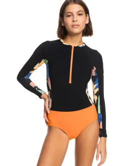 Femme Roxy Heater - Maillot Une Piece Manches Longues Pour Femme
