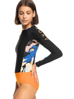 Femme Roxy Heater - Maillot Une Piece Manches Longues Pour Femme