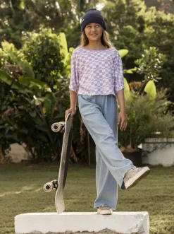 Femme Roxy Here Comes The Weekend - Pantalon Palazzopour Fille 4-16