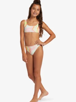 Femme Roxy Hibiscus - Ensemble Bikini Reversible Pour Filles 6-16 Ans