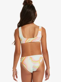 Femme Roxy Hibiscus - Ensemble Bikini Reversible Pour Filles 6-16 Ans
