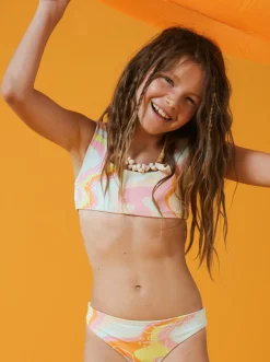 Femme Roxy Hibiscus - Ensemble Bikini Reversible Pour Filles 6-16 Ans