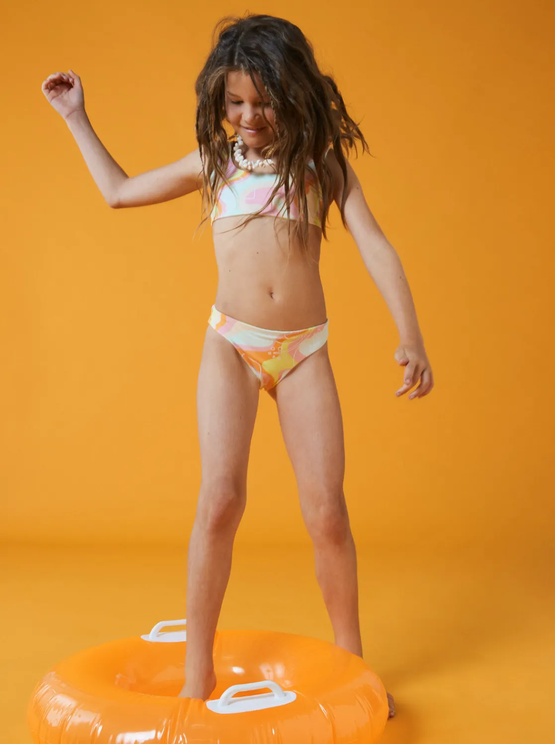 Femme Roxy Hibiscus - Ensemble Bikini Reversible Pour Filles 6-16 Ans