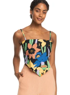 Femme Roxy Iconic Place - Debardeur Crop Top Pour Femme