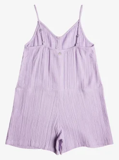 Femme Roxy If I Was A Boy - Combishort A Bretelles Pour Fille 4-16