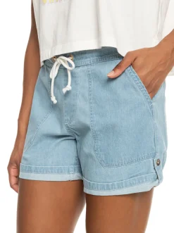 Femme Roxy Milady Beach Regular - Short En Jean Pour Femme