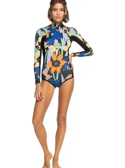 Femme Roxy 1.5Mm Current Of Cool - Springsuit Manches Longues Pour Femme