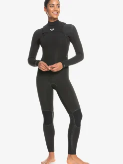 Femme Roxy 5/4/3Mm Elite - Combinaison De Surf Zip Poitrine Pour Femme