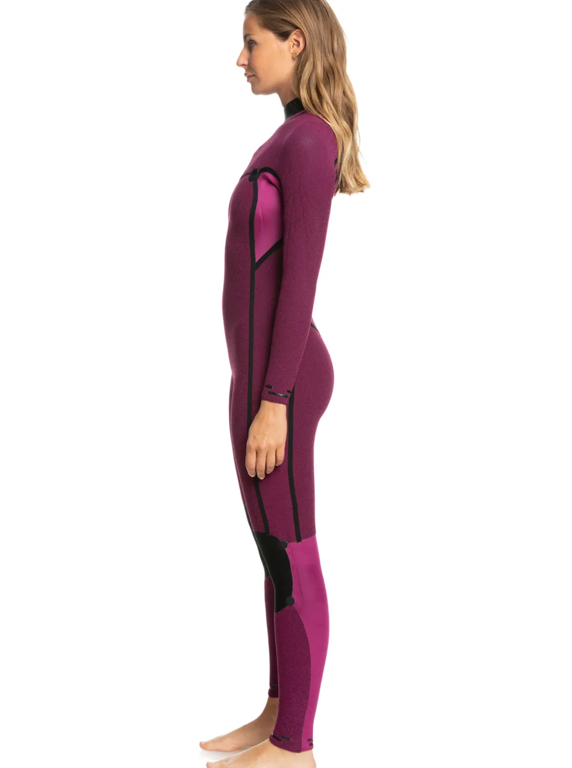 Femme Roxy 4/3Mm Elite - Combinaison De Surf Zip Poitrine Pour Femme
