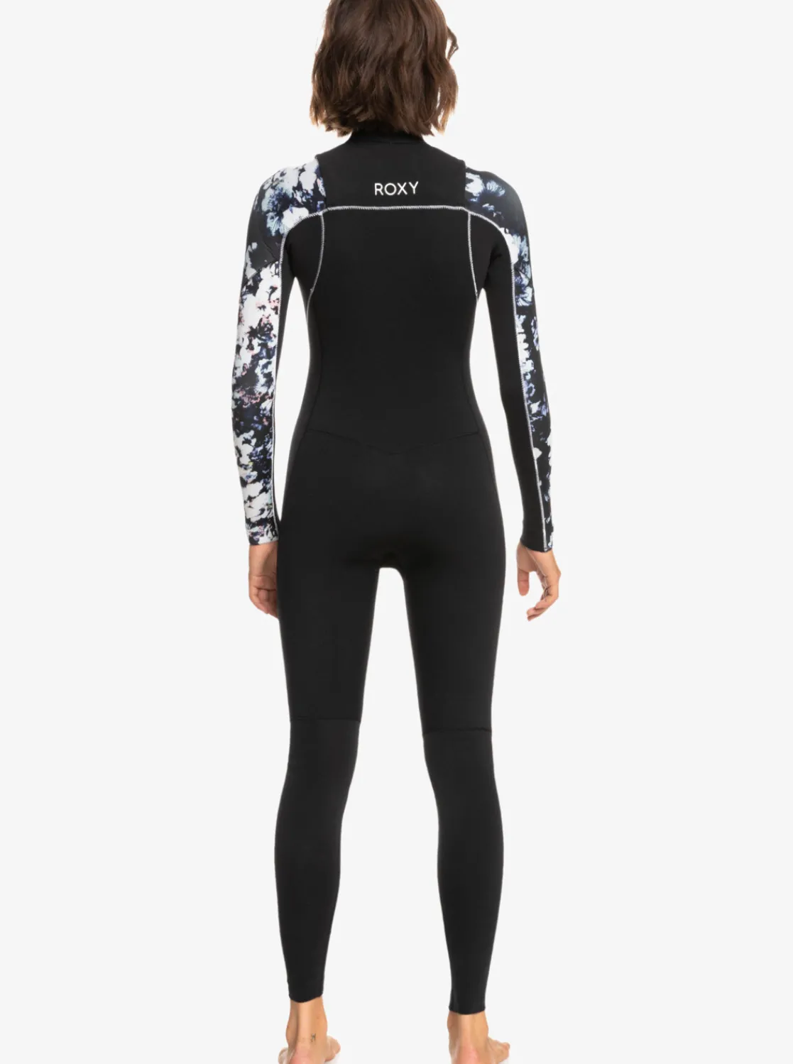 Femme Roxy 4/3Mm Elite - Combinaison De Surf Zip Poitrine Pour Femme