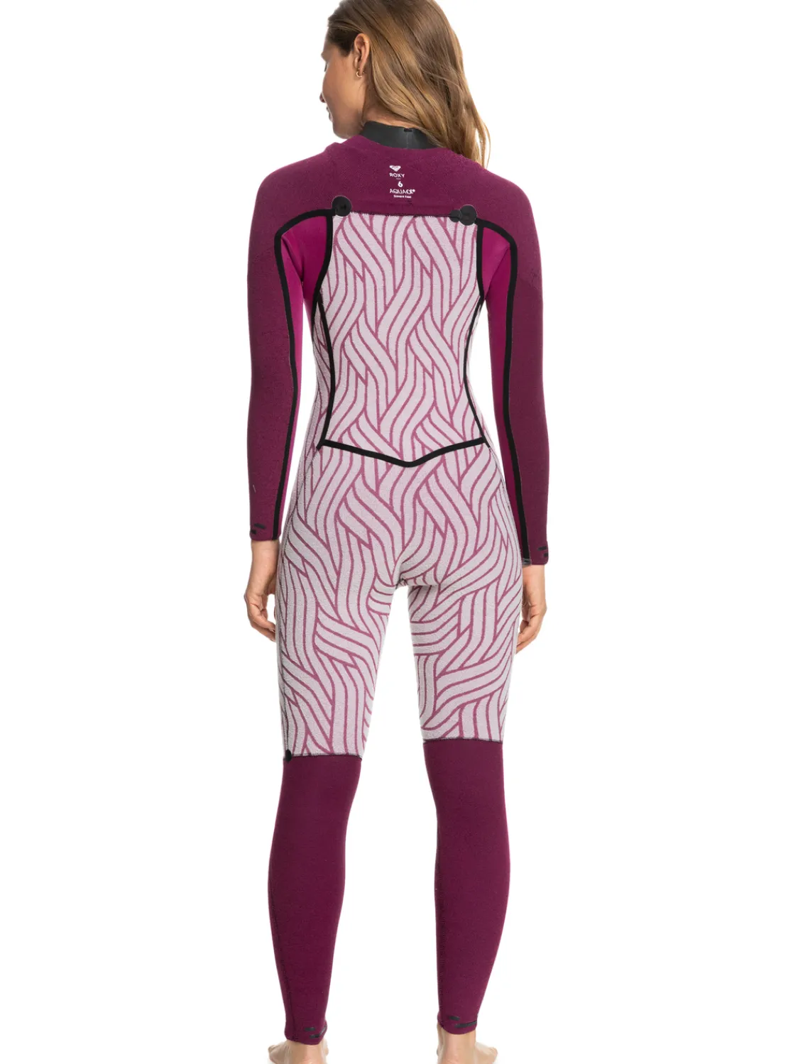Femme Roxy 4/3Mm Elite - Combinaison De Surf Zip Poitrine Pour Femme