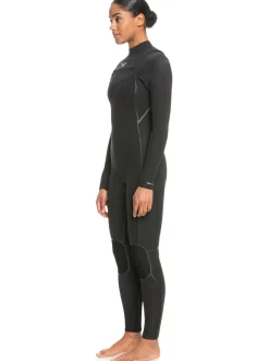 Femme Roxy 4/3Mm Elite - Combinaison De Surf Zip Poitrine Pour Femme