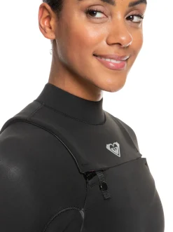 Femme Roxy 4/3Mm Elite - Combinaison De Surf Zip Poitrine Pour Femme