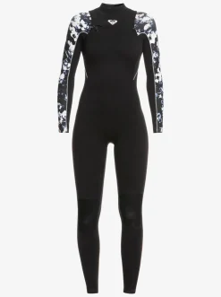 Femme Roxy 3/2Mm Elite - Combinaison De Surf Zip Poitrine Pour Femme