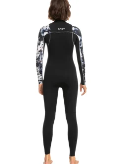 Femme Roxy 3/2Mm Elite - Combinaison De Surf Zip Poitrine Pour Femme