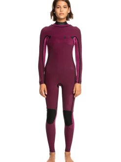 Femme Roxy 3/2Mm Elite - Combinaison De Surf Zip Poitrine Pour Femme