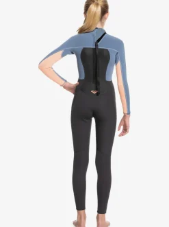 Femme Roxy 4/3Mm Prologue - Combinaison De Surf Back Zip Pour Fille 4-16