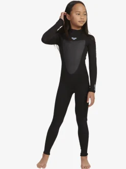 Femme Roxy 3/2Mm Prologue - Combinaison Back Zip Pour Fille 8-16 Ans