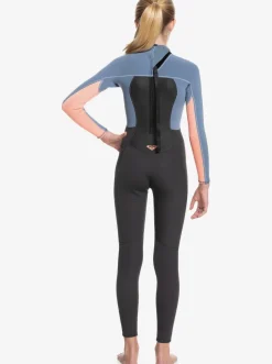 Femme Roxy 3/2Mm Prologue - Combinaison Back Zip Pour Fille 8-16 Ans