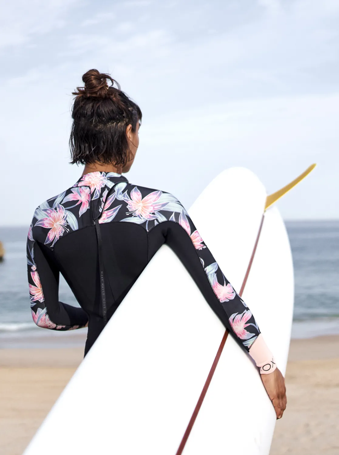 Femme Roxy 4/3Mm Swell Series - Combinaison Back Zip Pour Femme