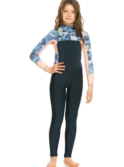 Femme Roxy 4/3Mm Swell Series - Combinaison De Surf Zip Poitrine Pour Fille