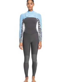 Femme Roxy 4/3Mm Swell Series - Combinaison De Surf Zip Poitrine Pour Femme