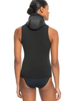 Femme Roxy 2Mm Swell Series - Gilet Néoprène A Capuche Pour Femme