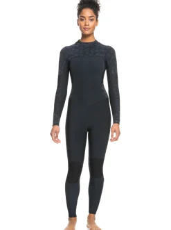 Femme Roxy 5/4/3Mm Swell Series - Haut En Néoprène Back Zip Pour Femme